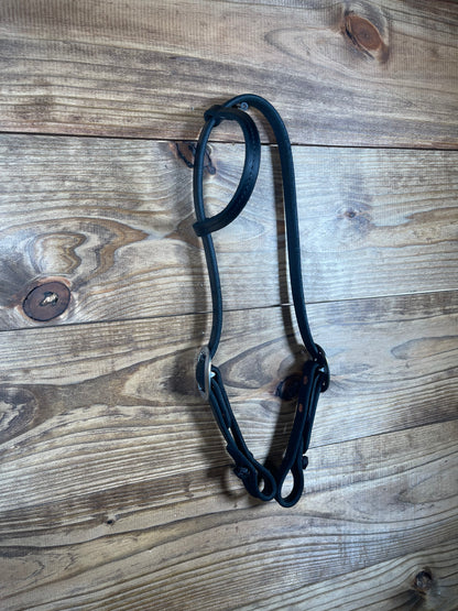 Cheaney Black One Ear Headstall w/ Stainless Buckle