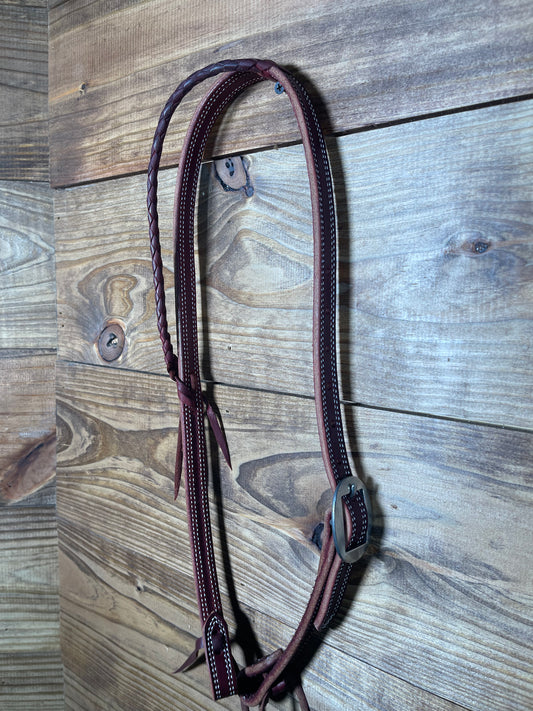 3/4" Braided One-Ear Headstall