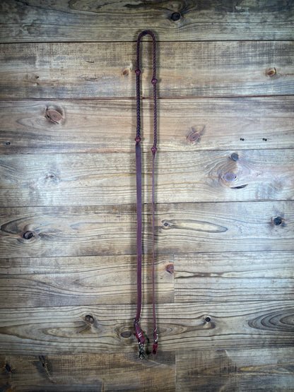 3/8" Latigo Barrel Reins