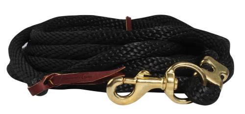 Professional Choice Poly Rope Lunge Line w/ Snap Black