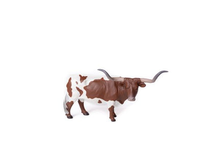 Little Buster's Texas Longhorn Steer Red/White