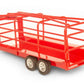 Little Buster's Gooseneck Ranch Trailer- Red