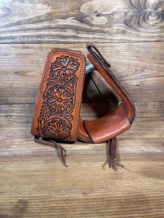 Stirrup Tooled #21 Antique