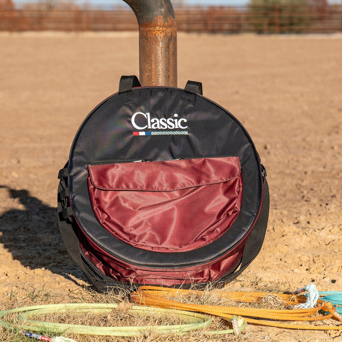 Classic Deluxe Rope Bag Black Ruby Basket