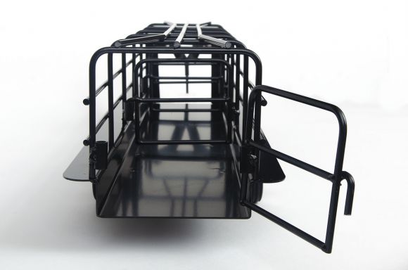 Little Buster's Gooseneck Long Trailer w/ Split Gate- Black