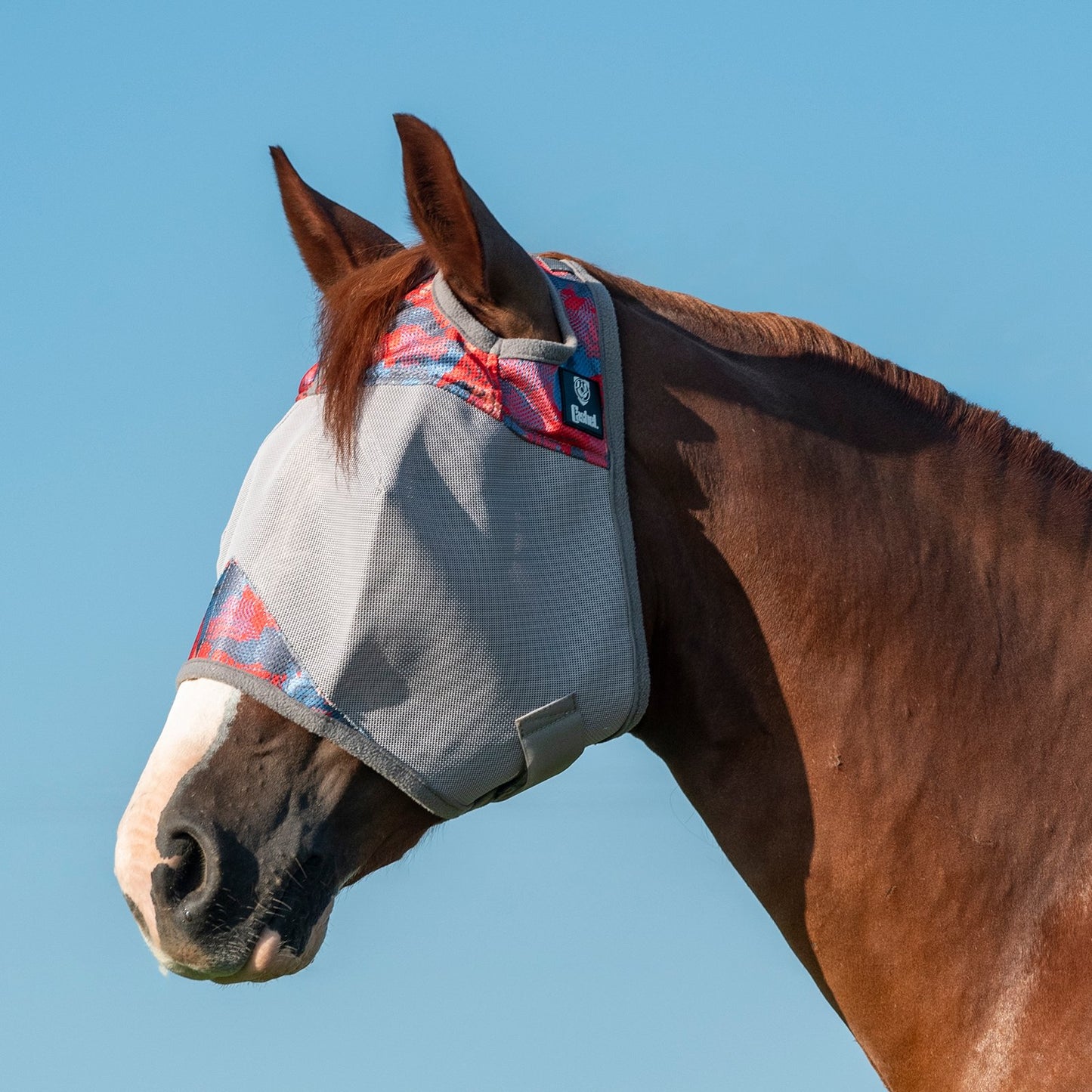 Cashel Crusader Fly Mask No Ears Patchwork