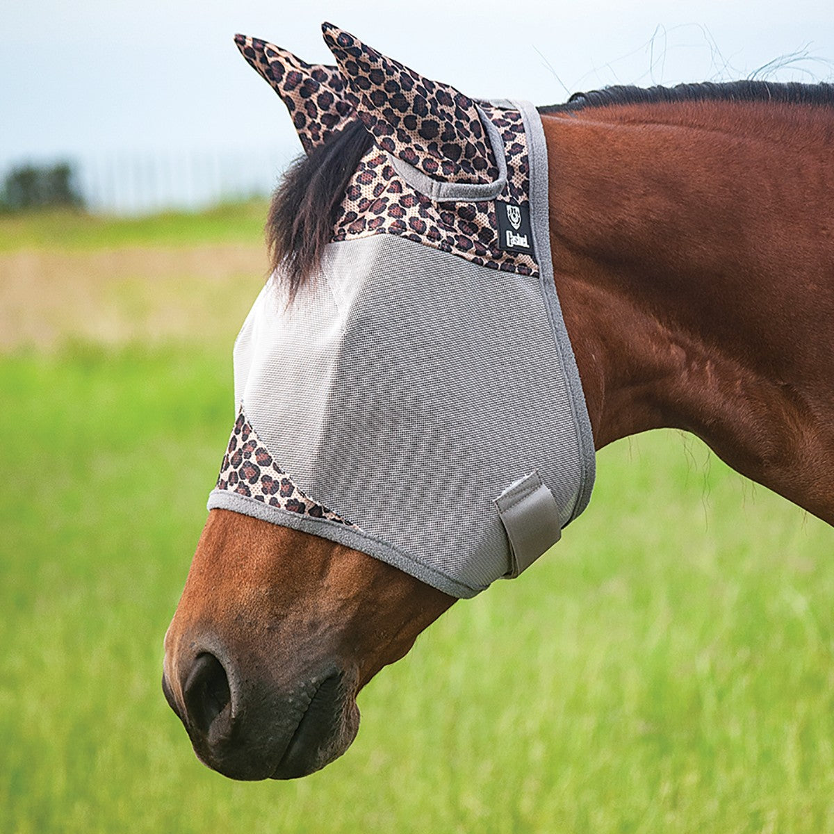 Cashel Crusader Fly Mask w/ Ears Leopard