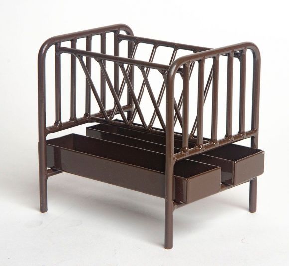 Little Buster's Priefert pasture Horse Feeder- Brown