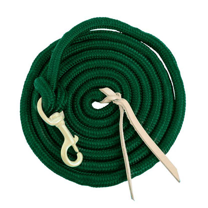 5/8″ Cowboy Lead w/ Bolt Snap Green