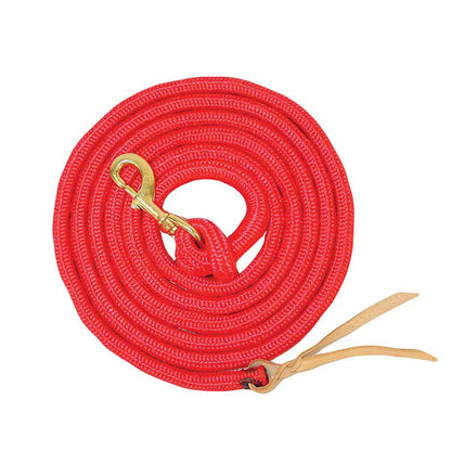 5/8″ Cowboy Lead w/  Bolt Snap Red