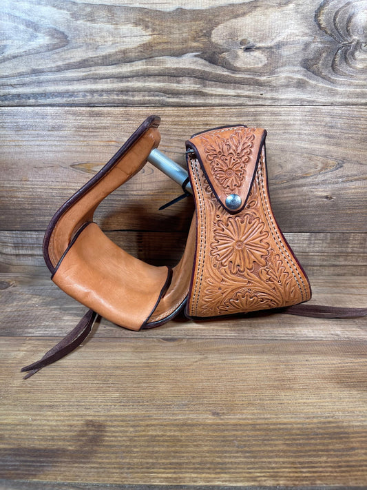 Stirrup Tooled #21 Medium Oil