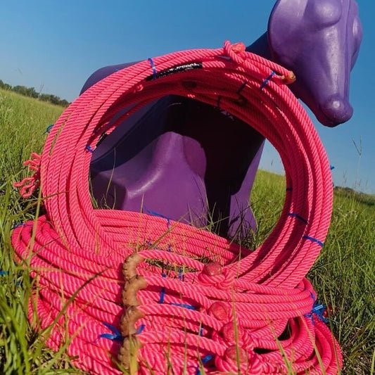 Willard Rope 4 Strand Calf Rope Pink Panther