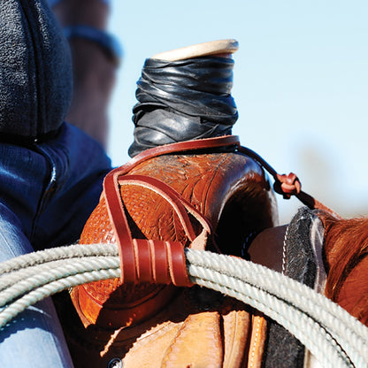Martin Saddlery Leather Rope Strap w/ Button Knot