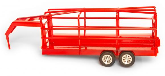 Little Buster's Gooseneck Ranch Trailer- Red