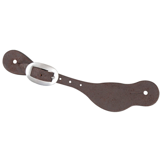 Martin Saddlery Spur Straps Alpine Chocolate Rough Out
