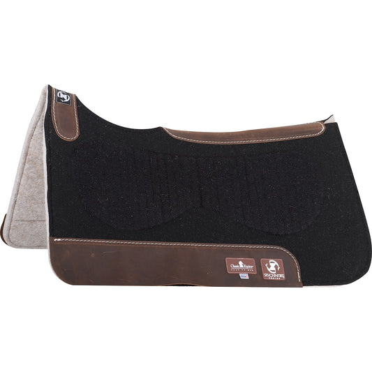 Classic Equine Zone Felt Pad Black