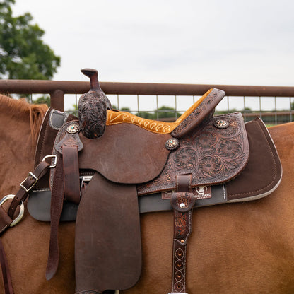 Classic Equine Zone Suede Pad Brown