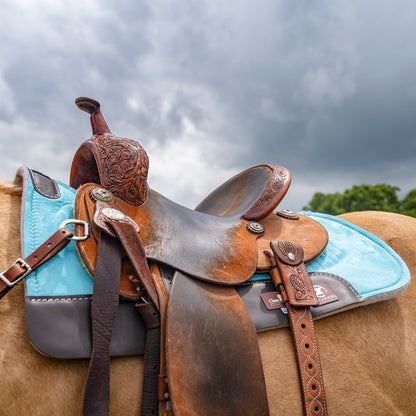 Classic Equine Micro Suede Pad Turquoise